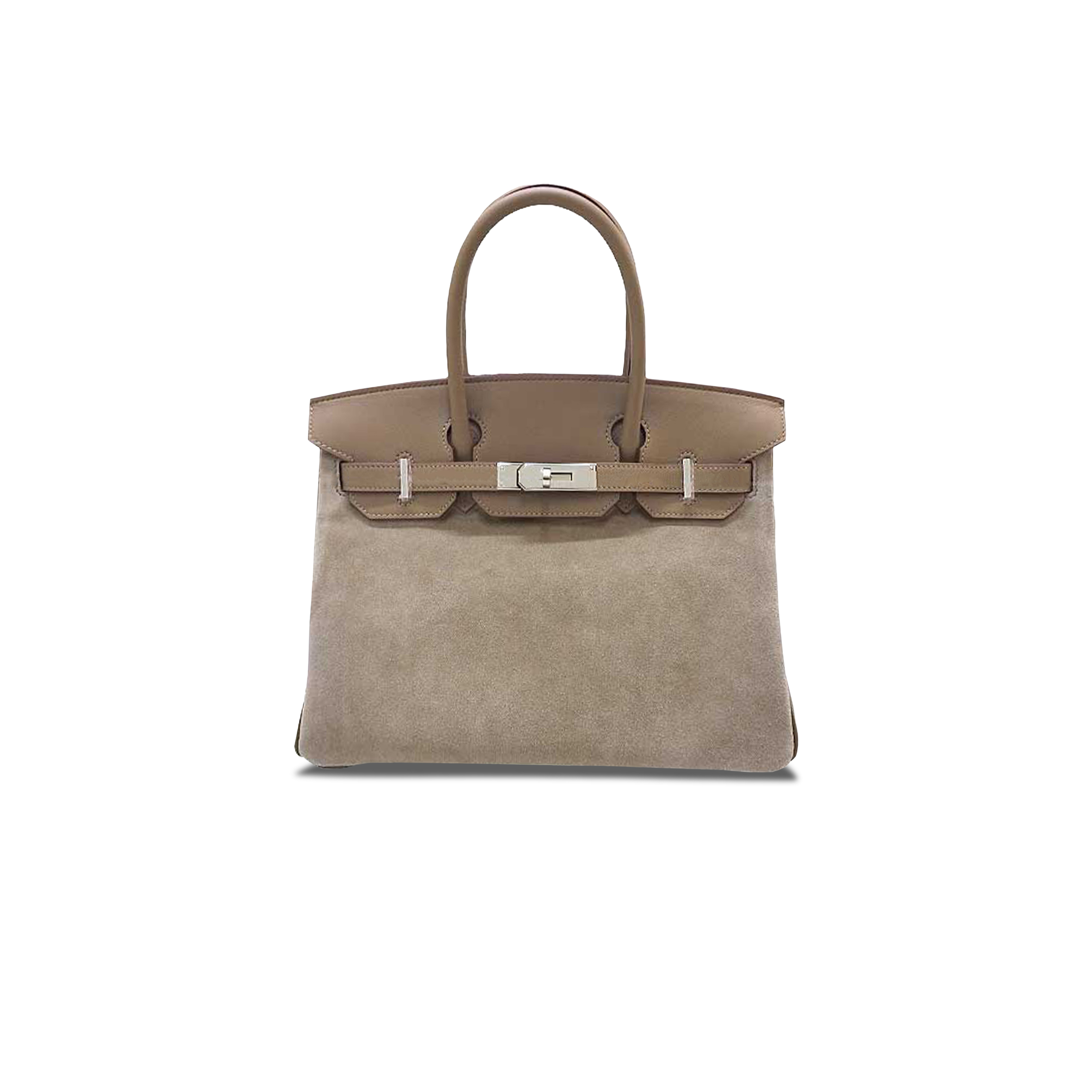 HERMES MASTER BIRKIN 30 18 ELEPHANT GREY ETOUPE TOGO CALFSKIN GOLD BUCKLE 0540240685 (30*23*15cm)